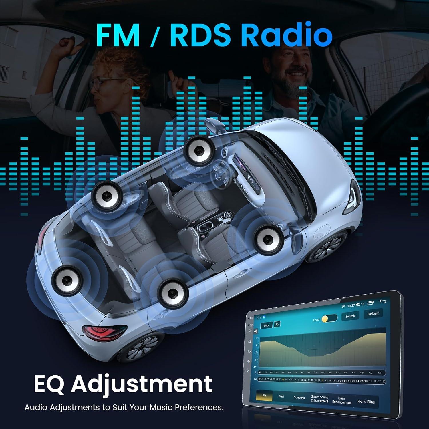 Radio Estéreo Jerqry para Toyota Tacoma 2005-2015 9" HD