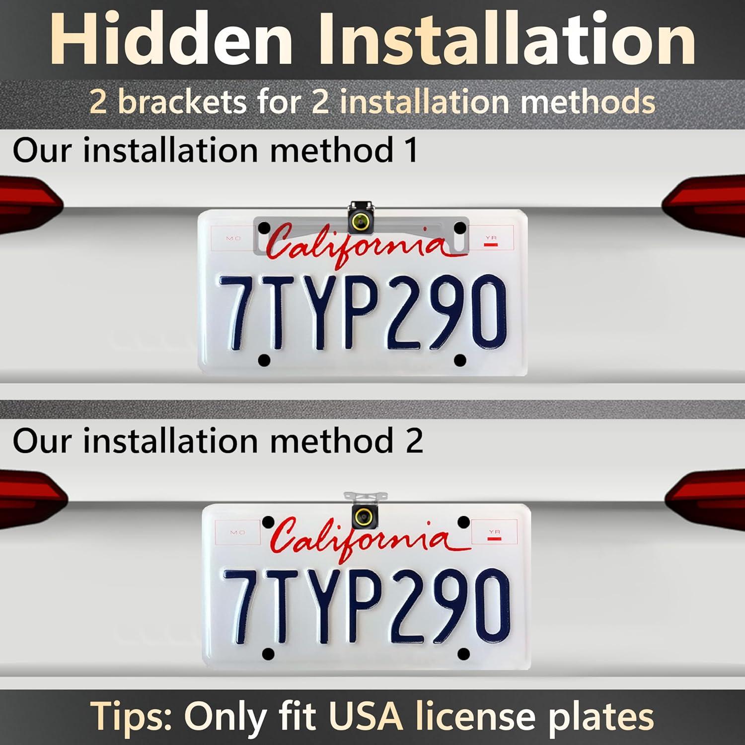 Cámara de Respaldo AHD 1080P Ecocstm con Carcasa Metal IP68