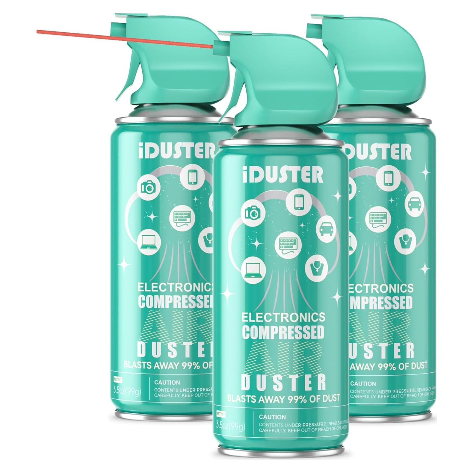 Aire Comprimido iDuster 99.22g - Limpiador Electrónico 3PCS