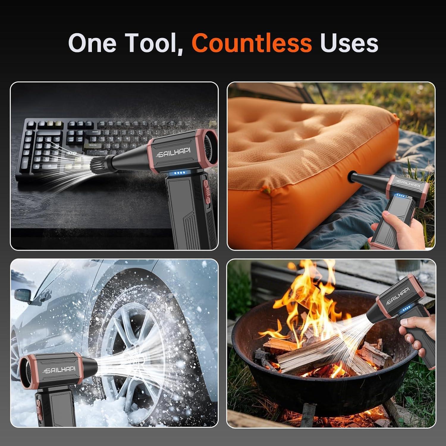 Soplador de Aire Comprimido SAILHAP ML300X 300000RPM Recargable