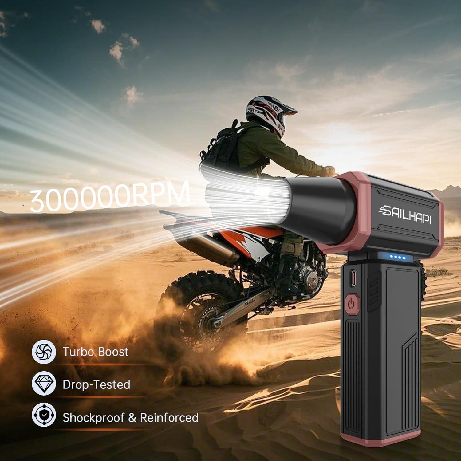 Soplador de Aire Comprimido SAILHAP ML300X 300000RPM Recargable