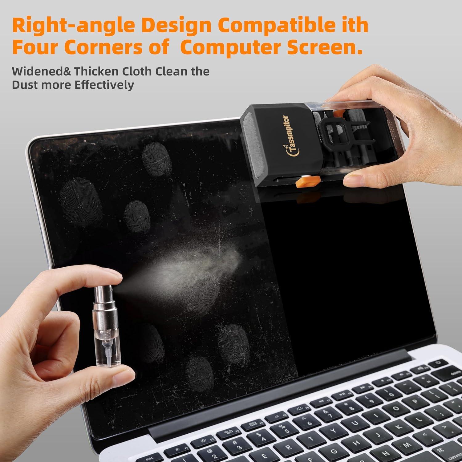 Kit de limpieza de teclado Tassmpitor 10 en 1 portátil negro