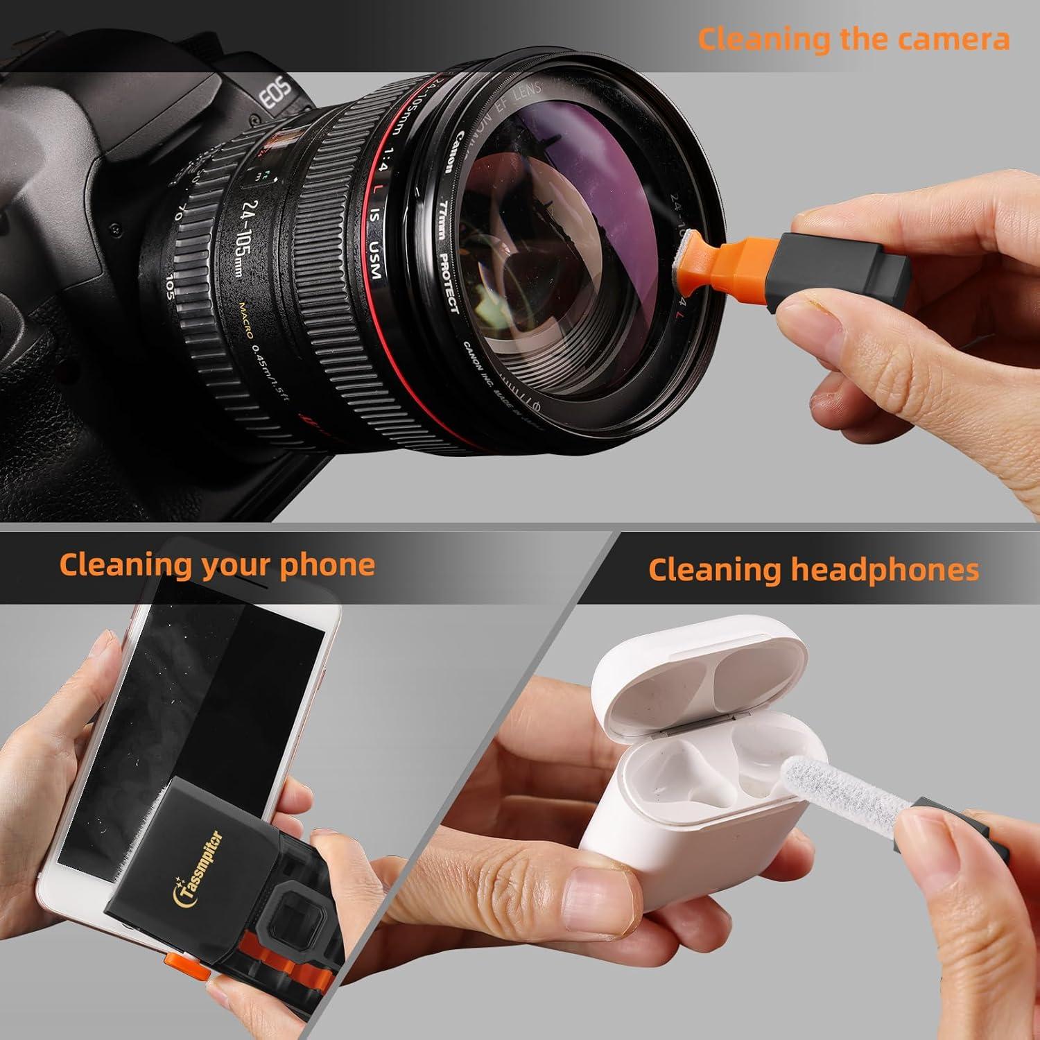 Kit de limpieza de teclado Tassmpitor 10 en 1 portátil negro