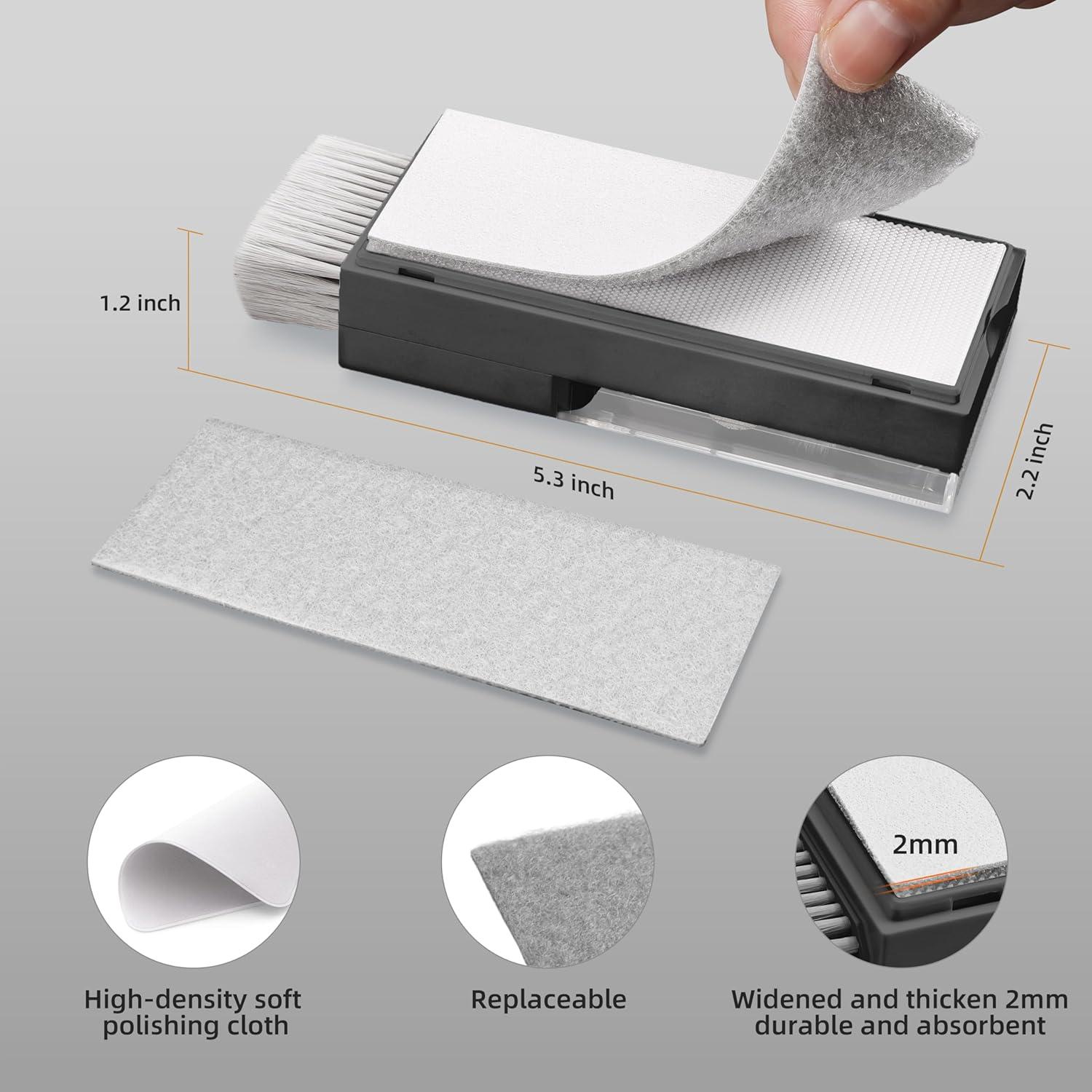 Kit de limpieza de teclado Tassmpitor 10 en 1 portátil negro