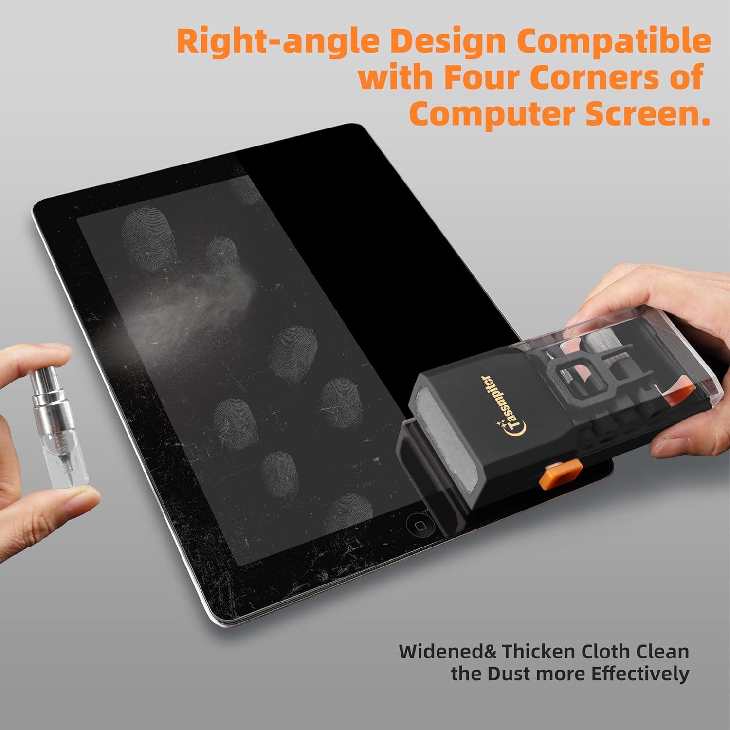 Kit de limpieza de teclado Tassmpitor 10 en 1 portátil negro