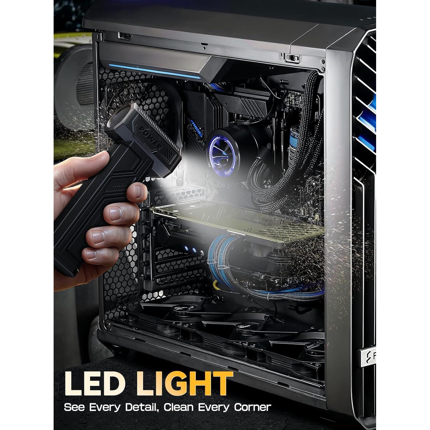 Soplador de Aire Eléctrico COOLDOVE W18A 300000 RPM Recargable