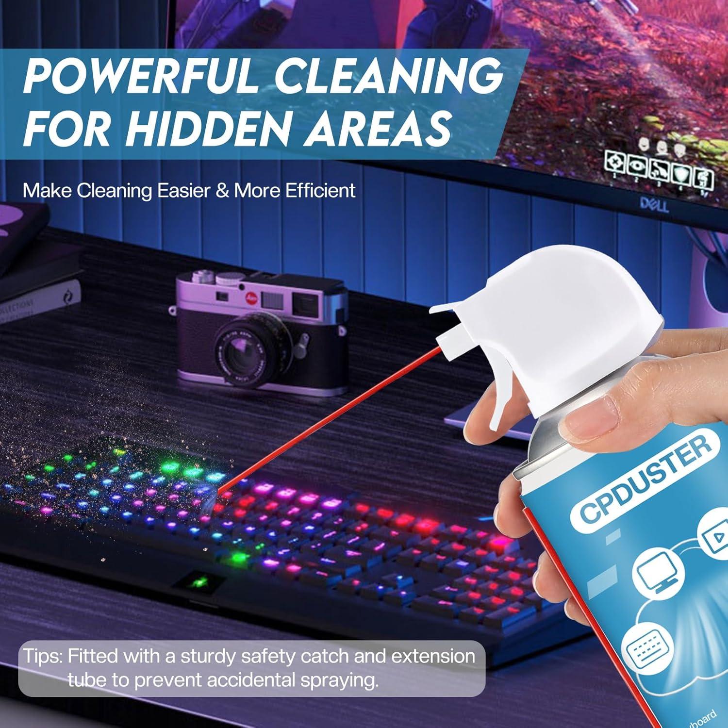 Limpiador Profesional de Teclados y Soplador CPDUSTER 0.92kg