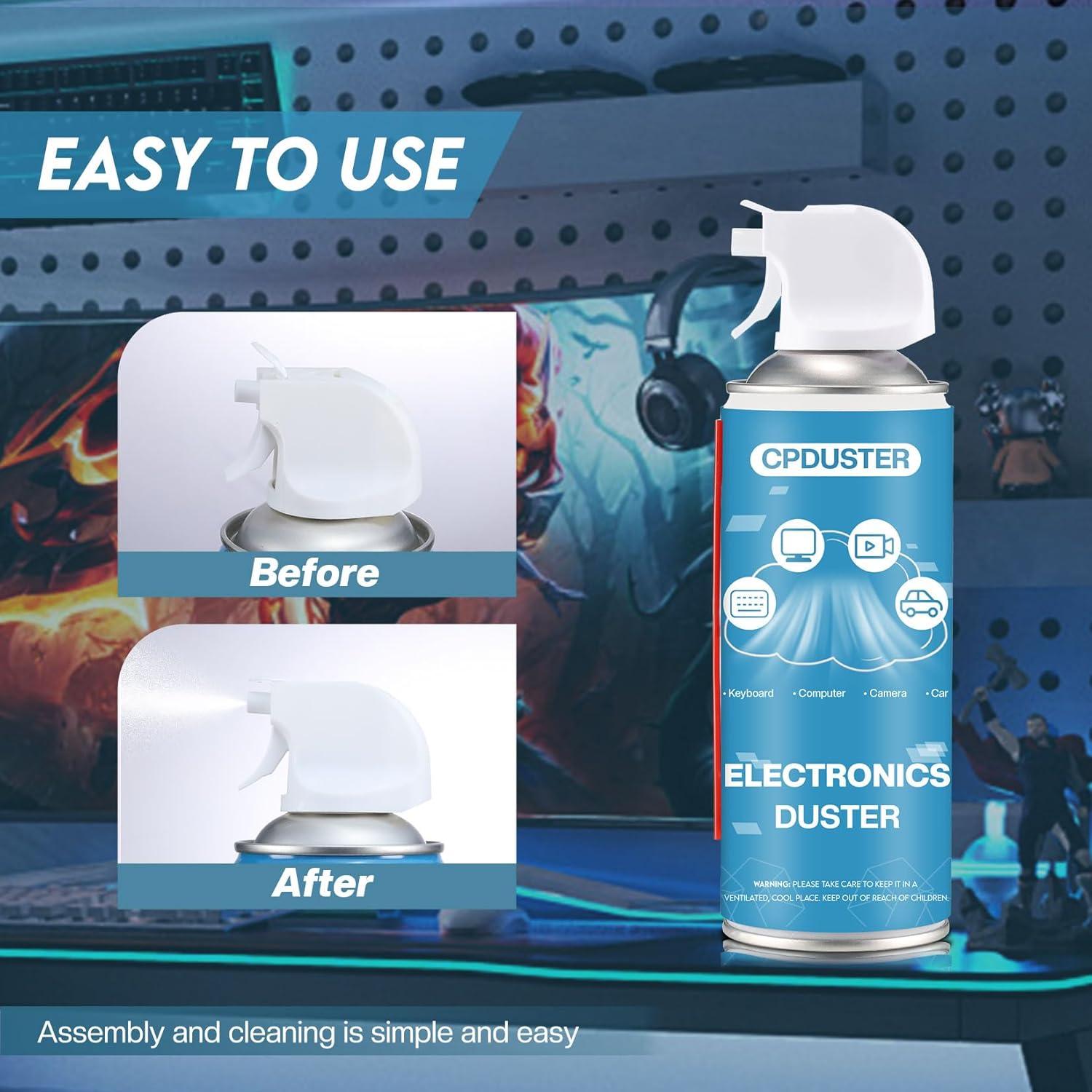 Limpiador Profesional de Teclados y Soplador CPDUSTER 0.92kg