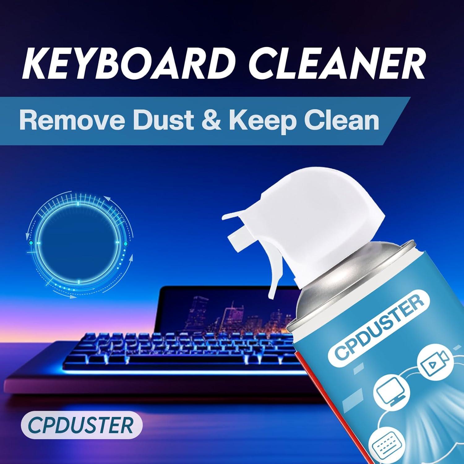 Limpiador Profesional de Teclados y Soplador CPDUSTER 0.92kg