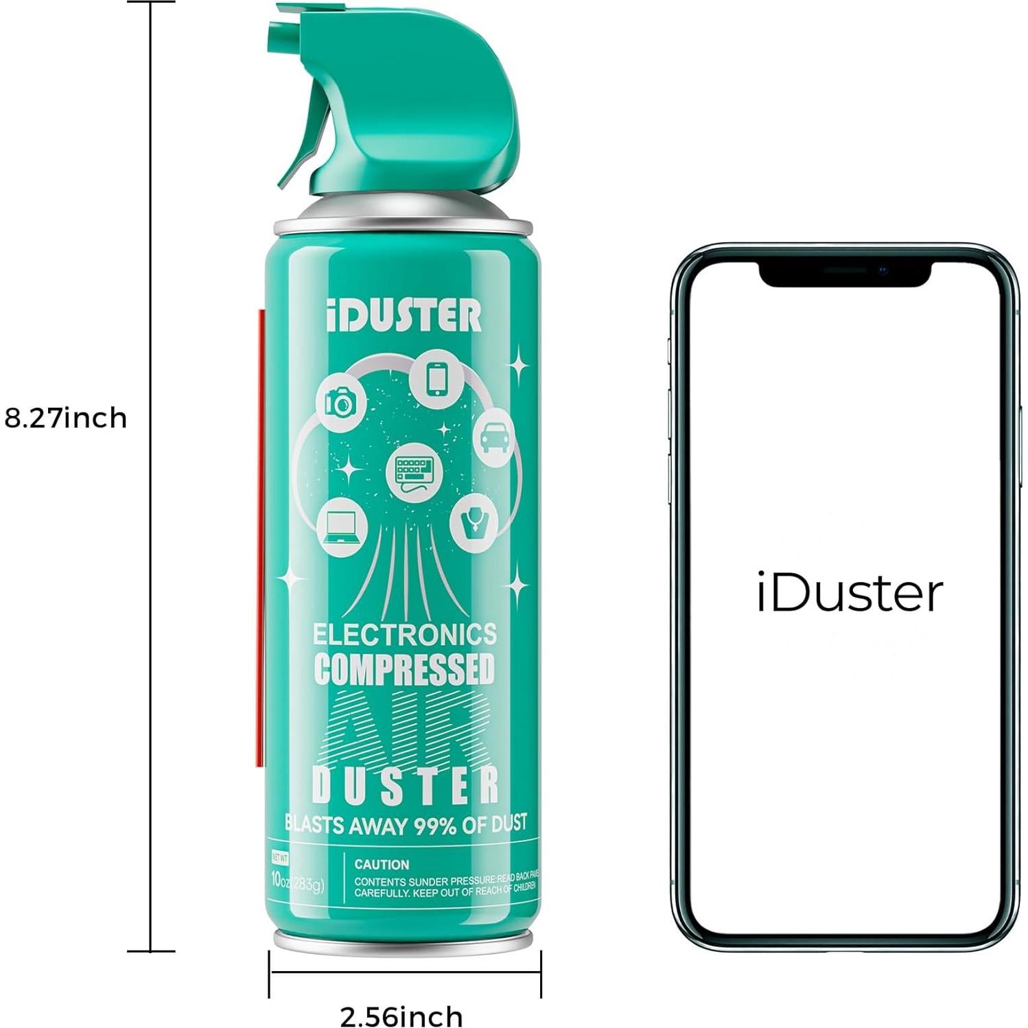 Soplador de Aire Comprimido iDuster 3 Paquetes 0.28 kg