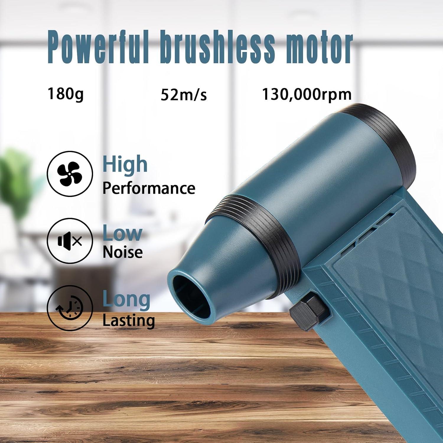 Soplador de Aire Comprimido VEELAM F01-ES 130000RPM Portátil