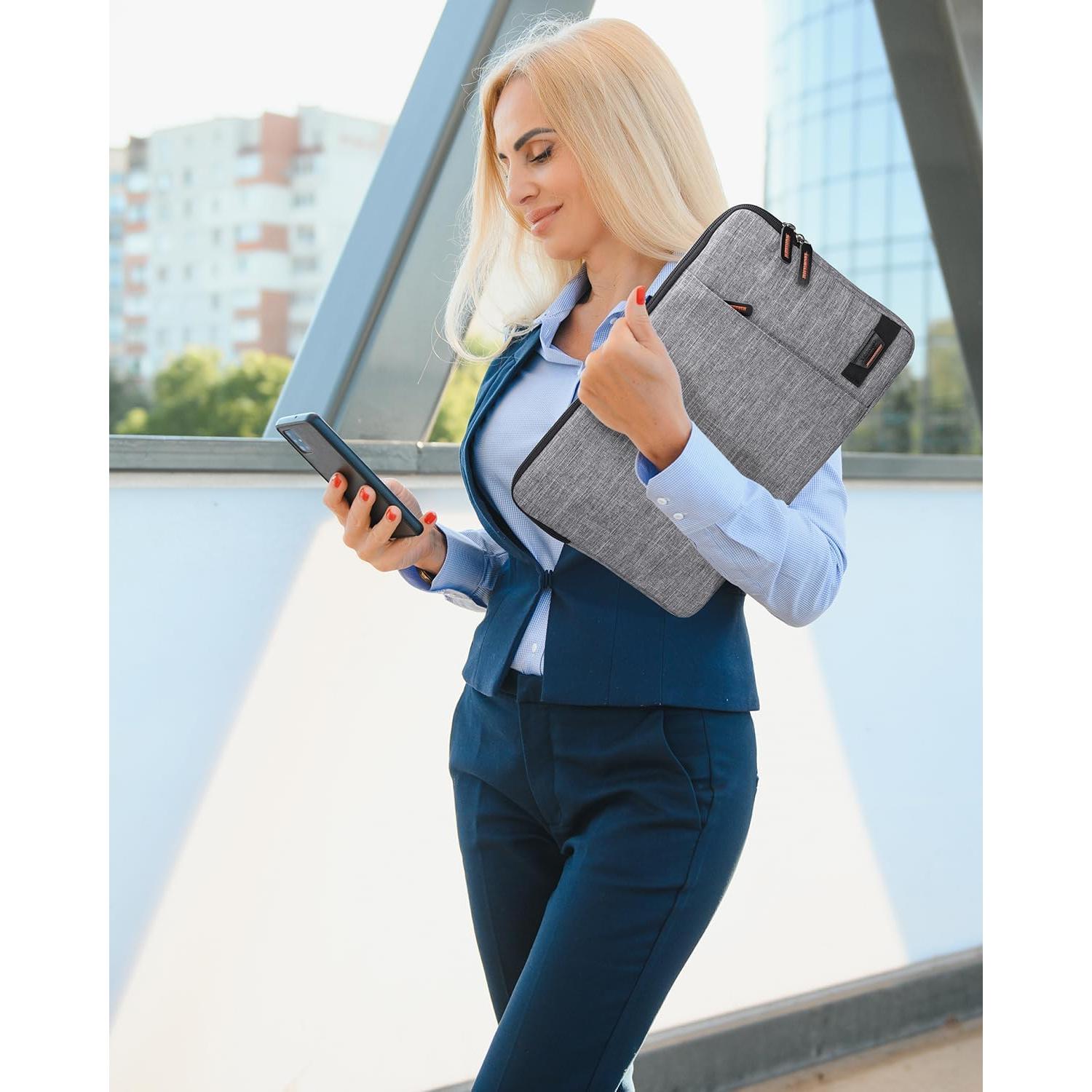 Funda para Monitor Portátil Losong 15.7" Acolchada Gris