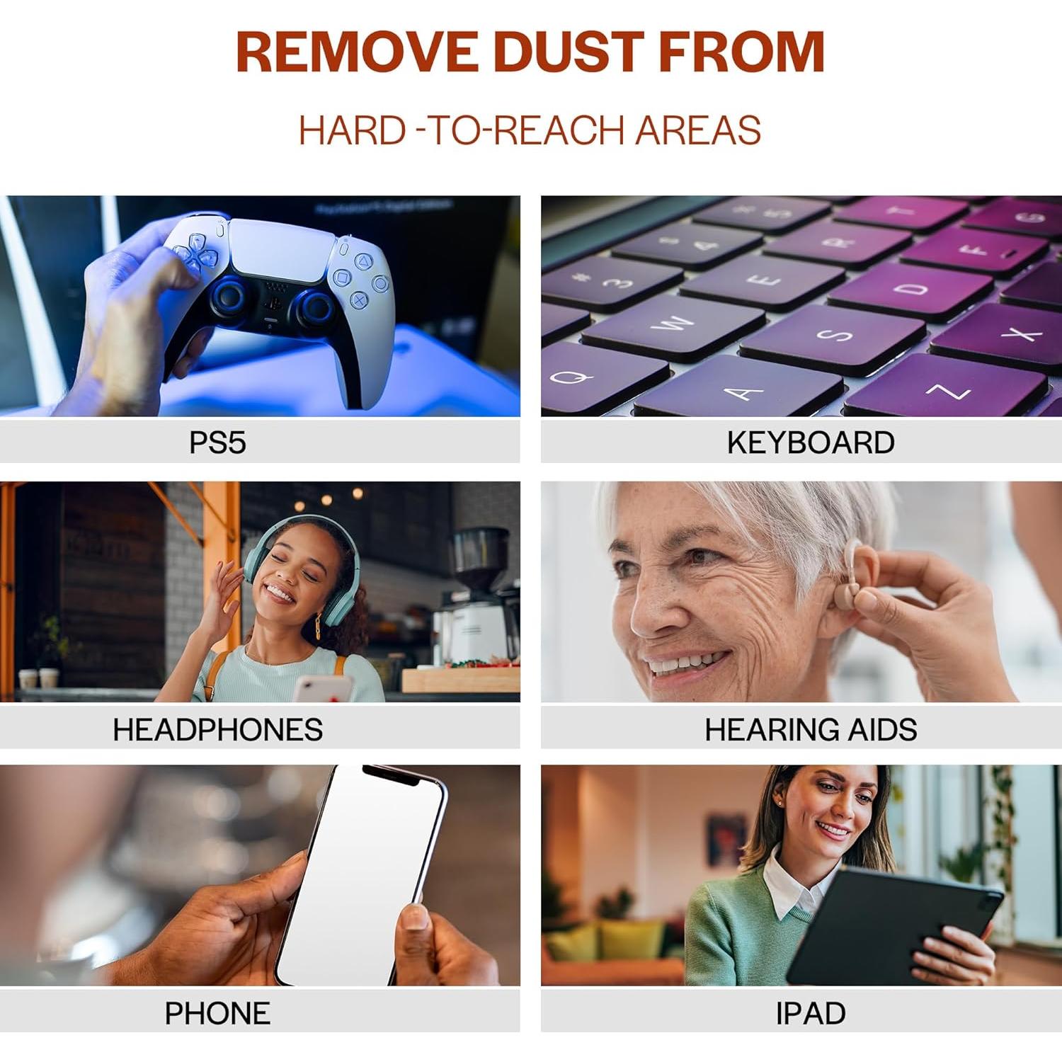 Limpiador de Aire Comprimido iDuster 3PCS - 1.2kg para Electrónica