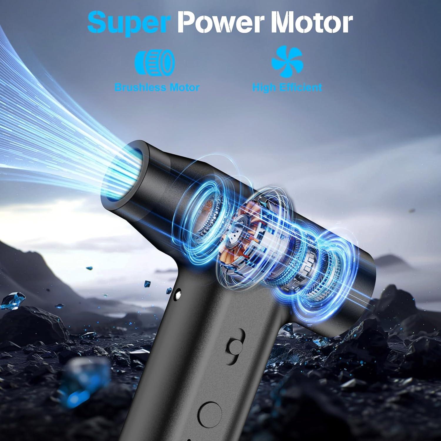 Soplador de Aire Comprimido MARLALL Inalámbrico 200000RPM