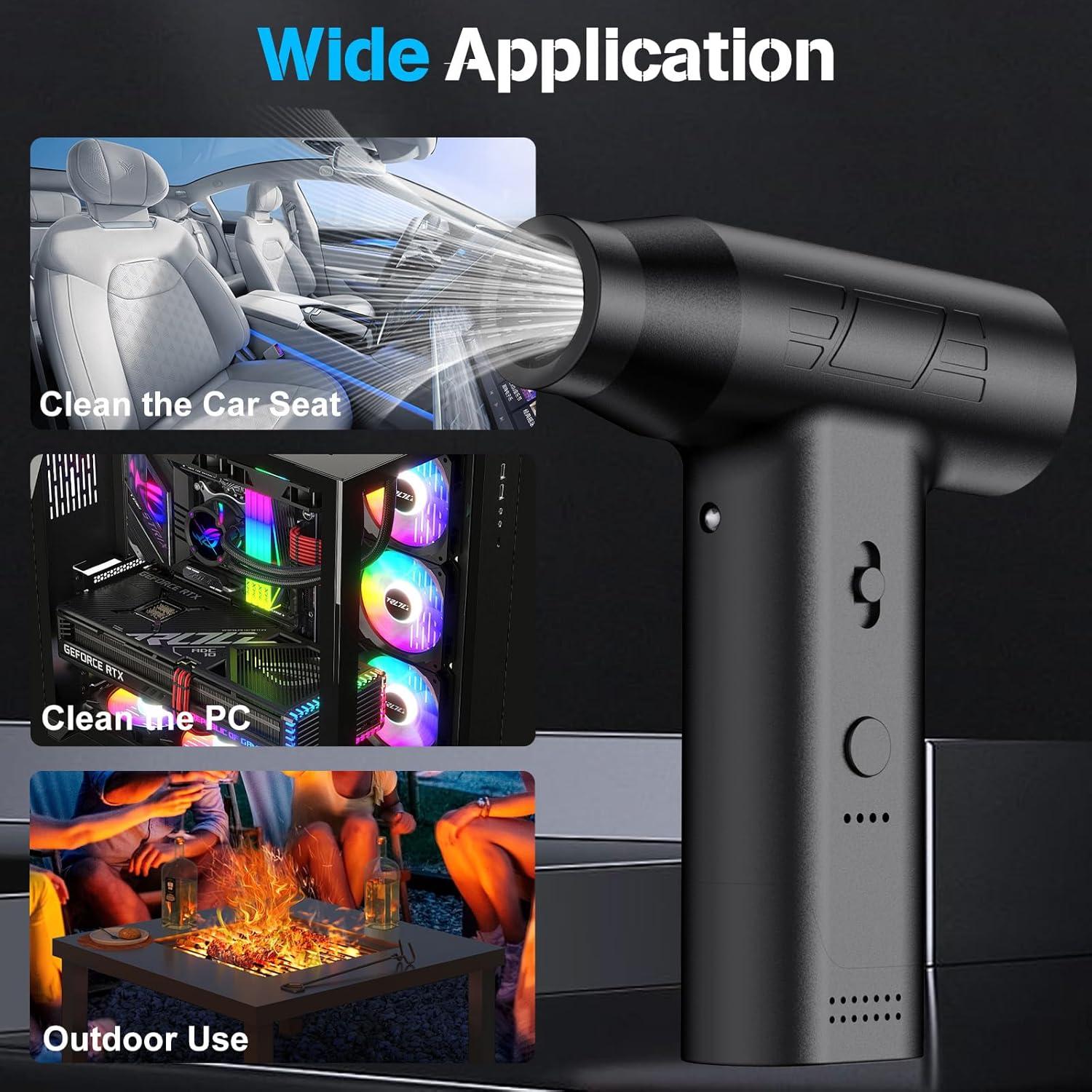 Soplador de Aire Comprimido MARLALL Inalámbrico 200000RPM