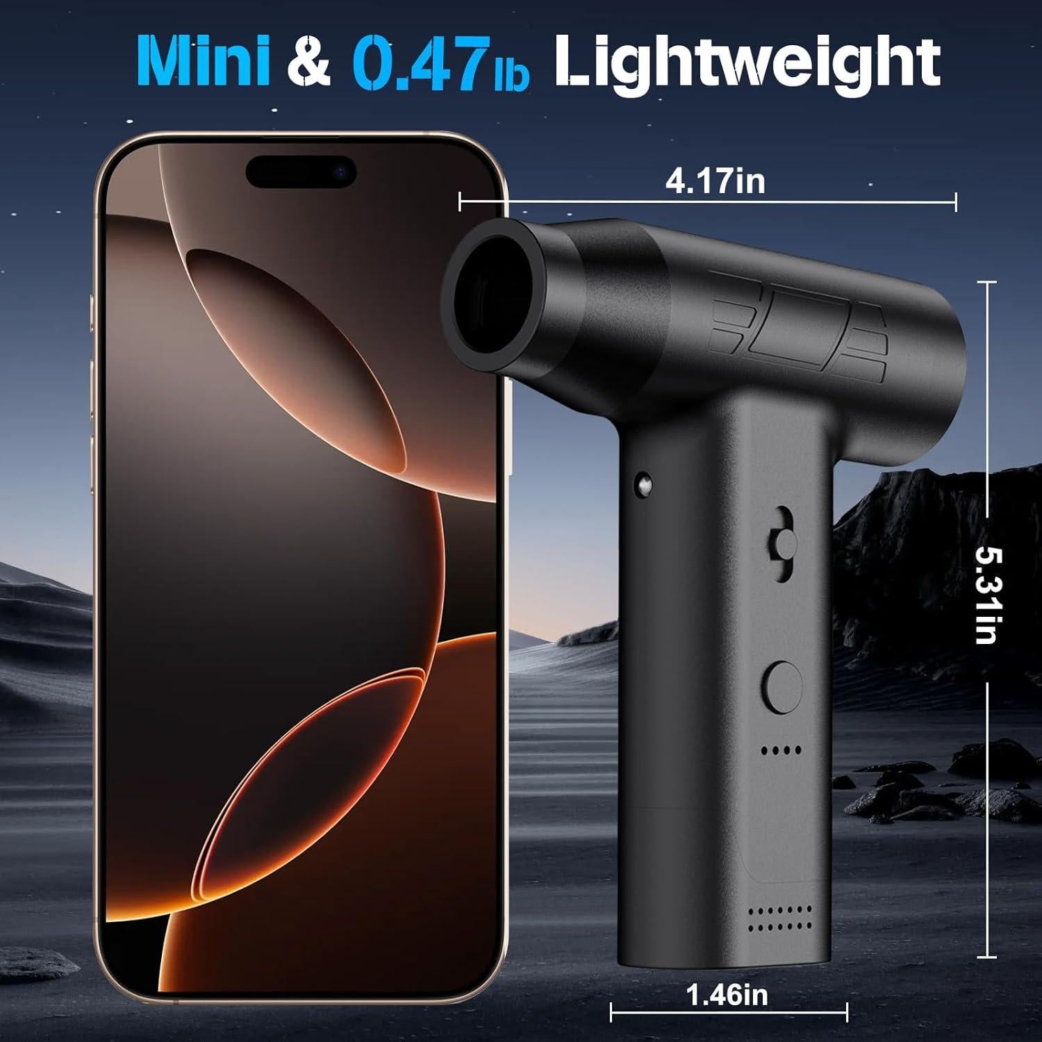 Soplador de Aire Comprimido MARLALL Inalámbrico 200000RPM