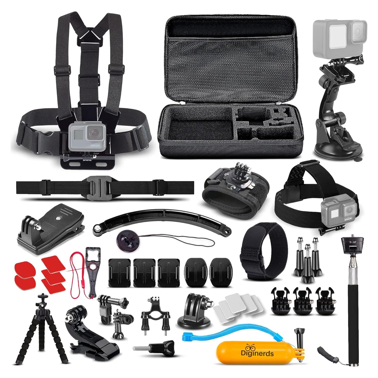Kit de Accesorios para Cámara de Acción DigiNerds 50 en 1