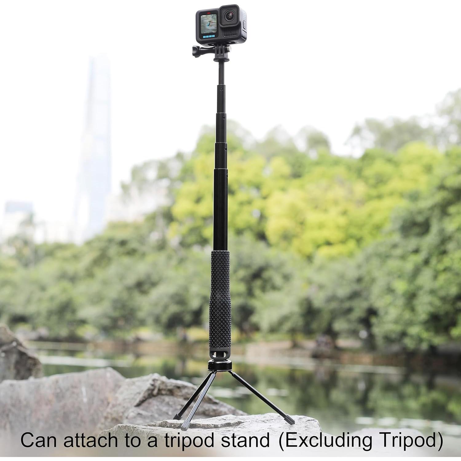 Palo de Selfie Impermeable GEPULY 116.8 cm para GoPro y Móviles