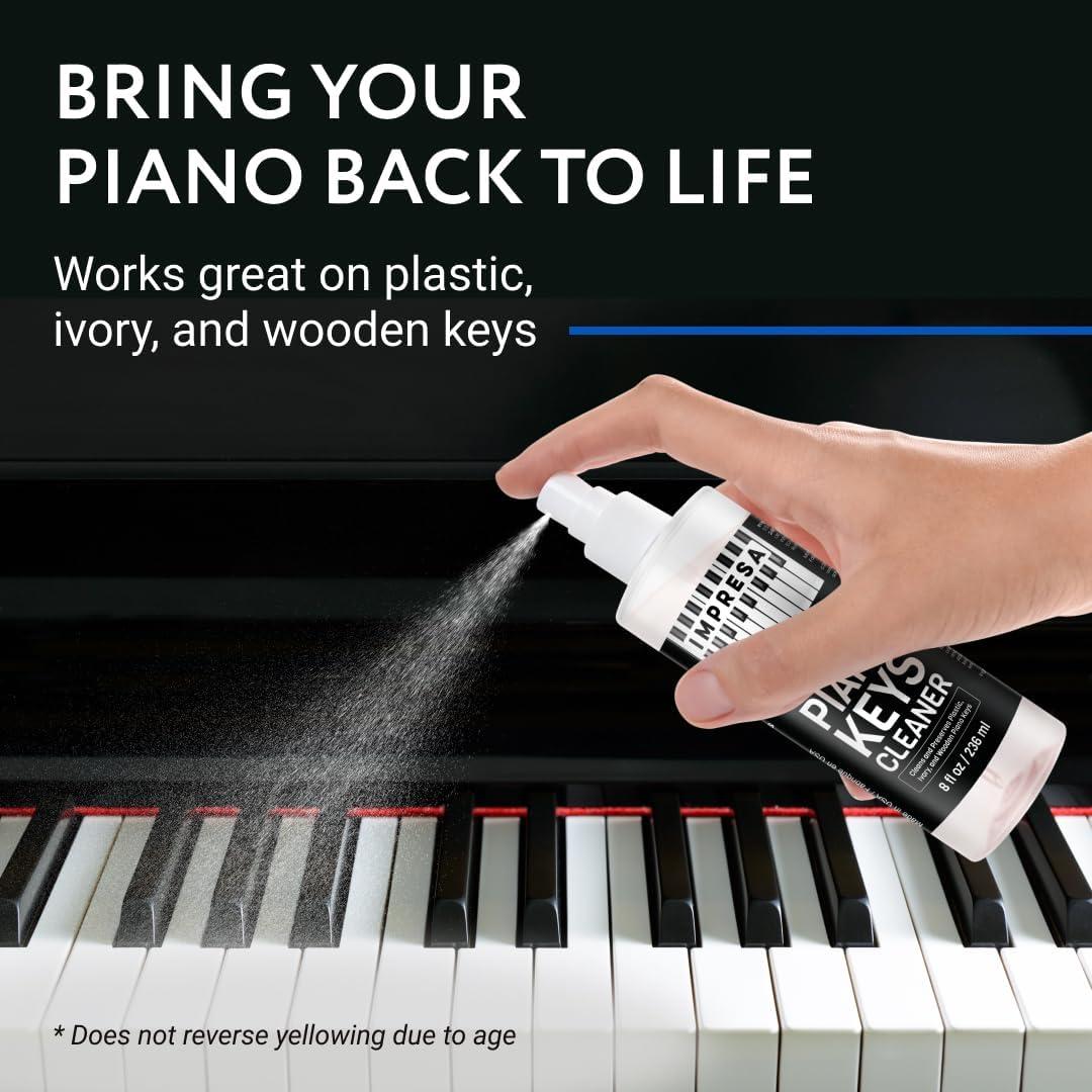 Spray Limpiador de Teclas de Piano IMPRESA 240 ml - Cuidado Universal