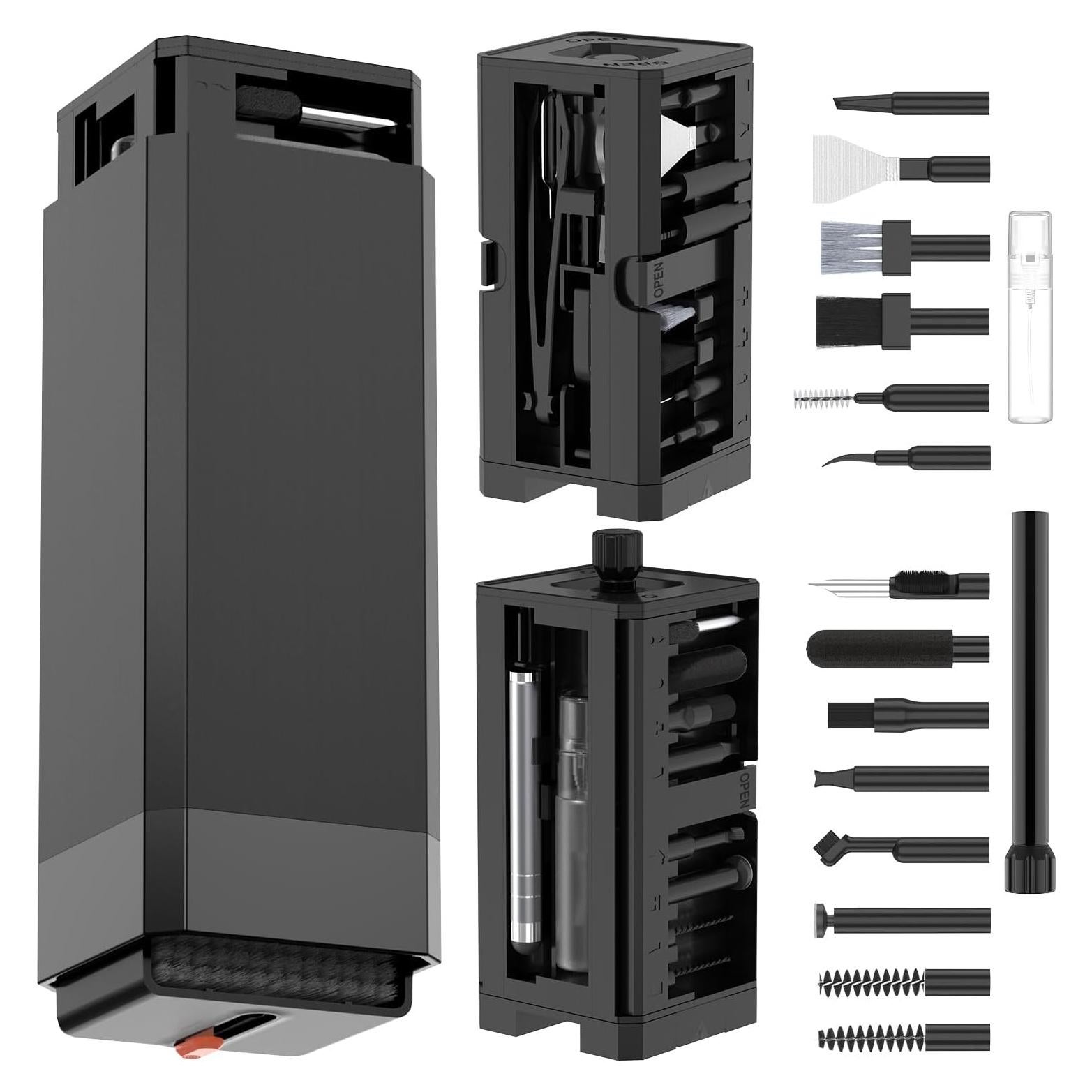 Kit de Limpieza de Teclado VICHYIE para PC y Teléfonos - Negro