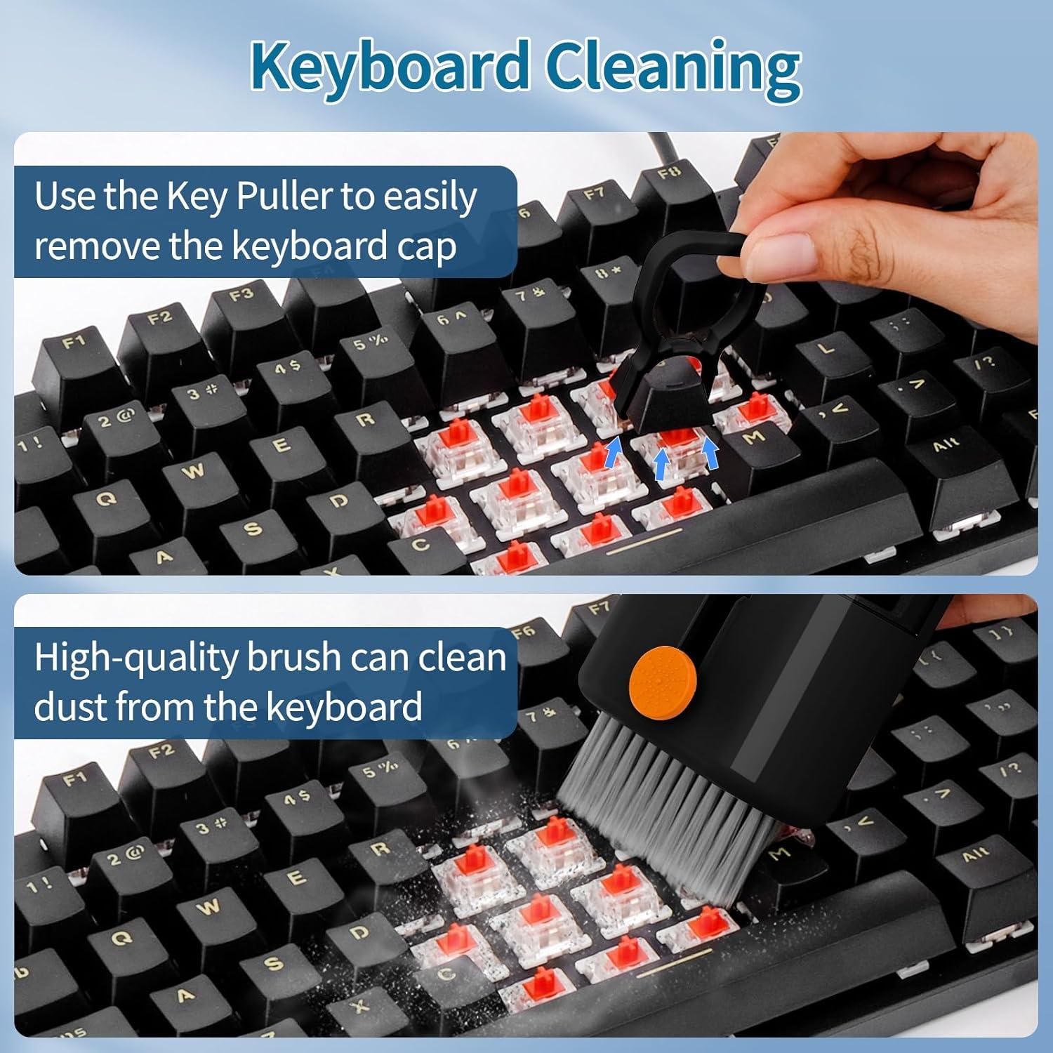 Kit de limpieza para teclado CleaniKu QJS-001 con accesorios