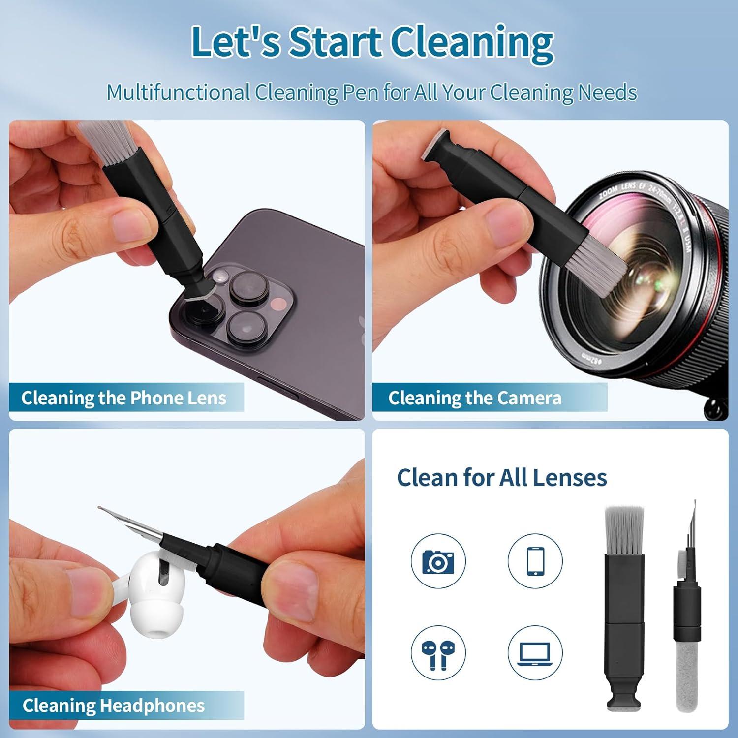 Kit de limpieza para teclado CleaniKu QJS-001 con accesorios