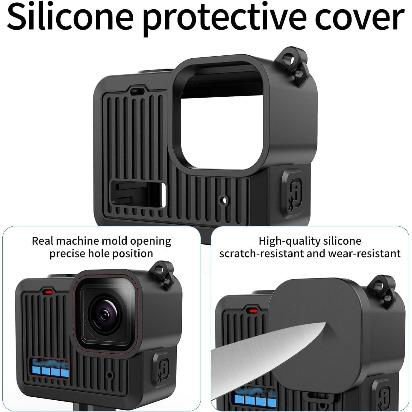 Kit de Accesorios GoPro Hero 4K - Funda, Cristales y Más