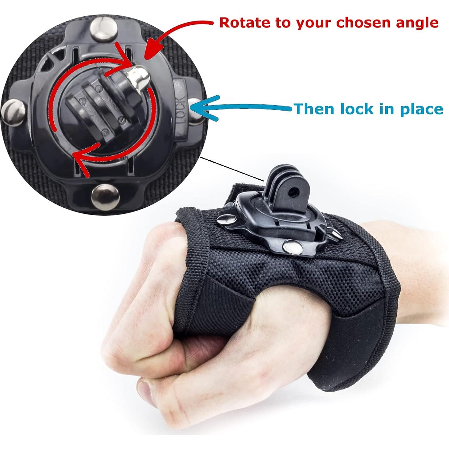 Montura de Mano Digicharge para Cámara de Acción - Ajustable