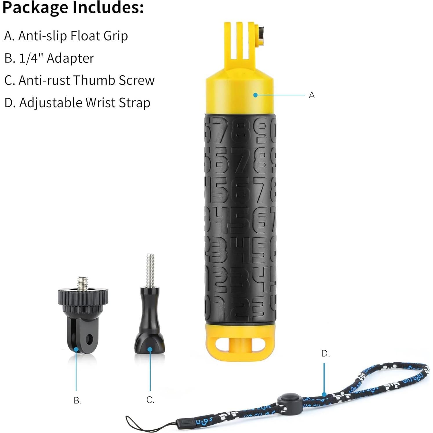 Mango Flotante SOONSUN para GoPro y Cámaras de Acción