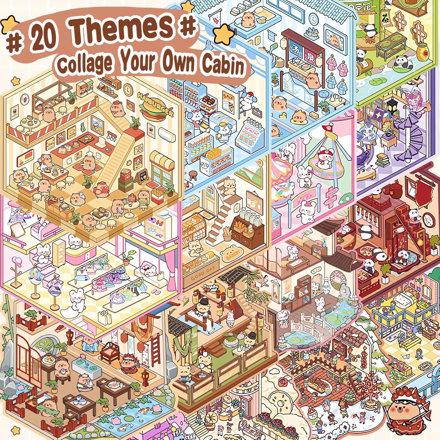 Conjunto de 20 Pegatinas 3D DIY MHBEW para Aliviar Estrés