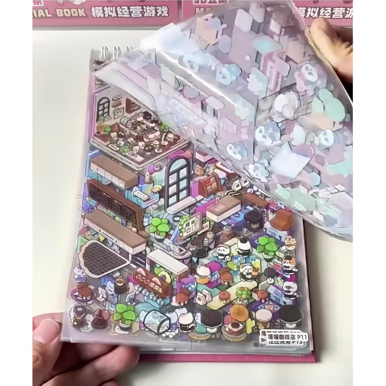 20 Juegos de Pegatinas 3D Ronlor para Adultos y Niños