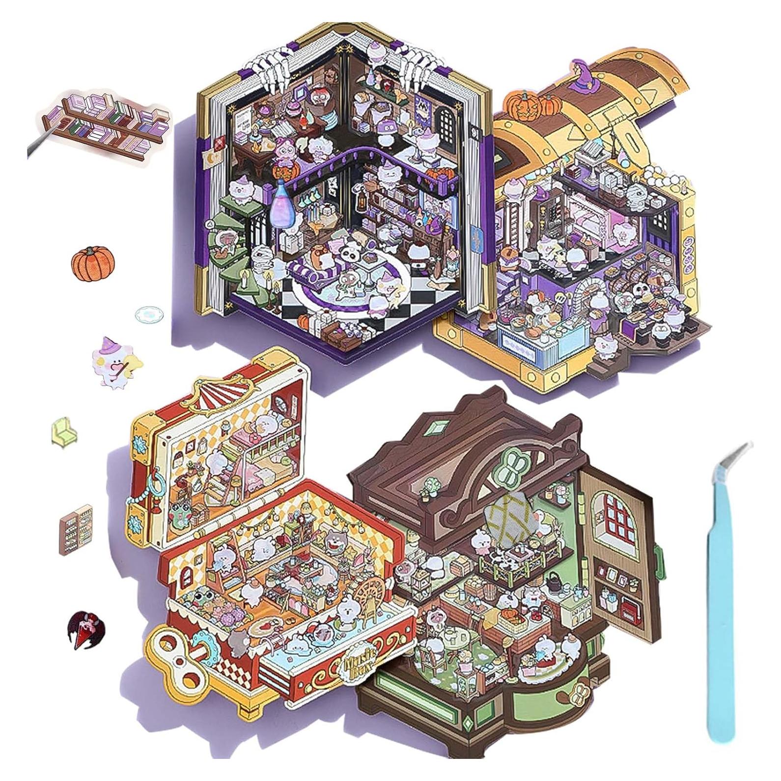 Stickers 3D para Niños DIDODO - Set de 4 Temas Caricatura