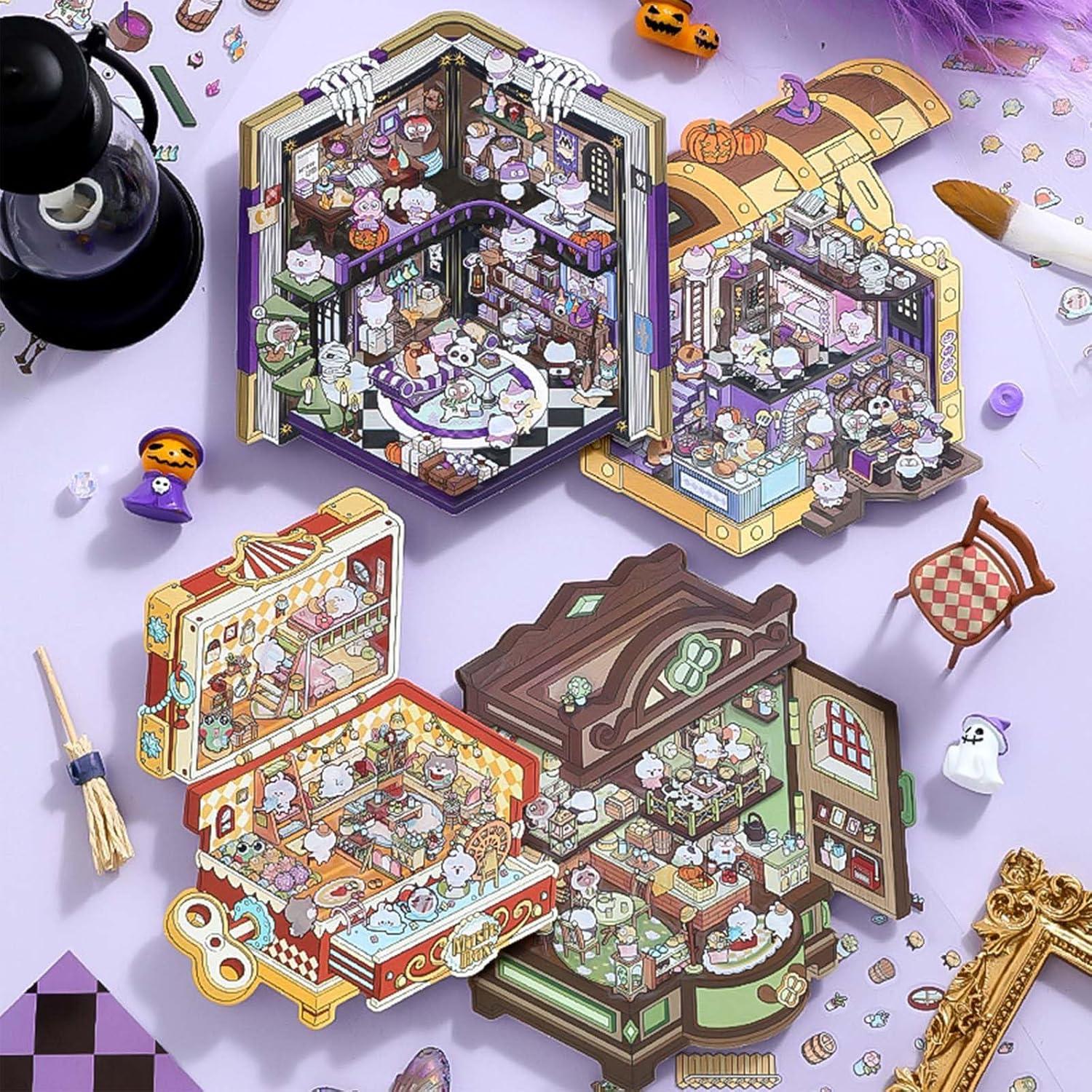 Stickers 3D para Niños DIDODO - Set de 4 Temas Caricatura