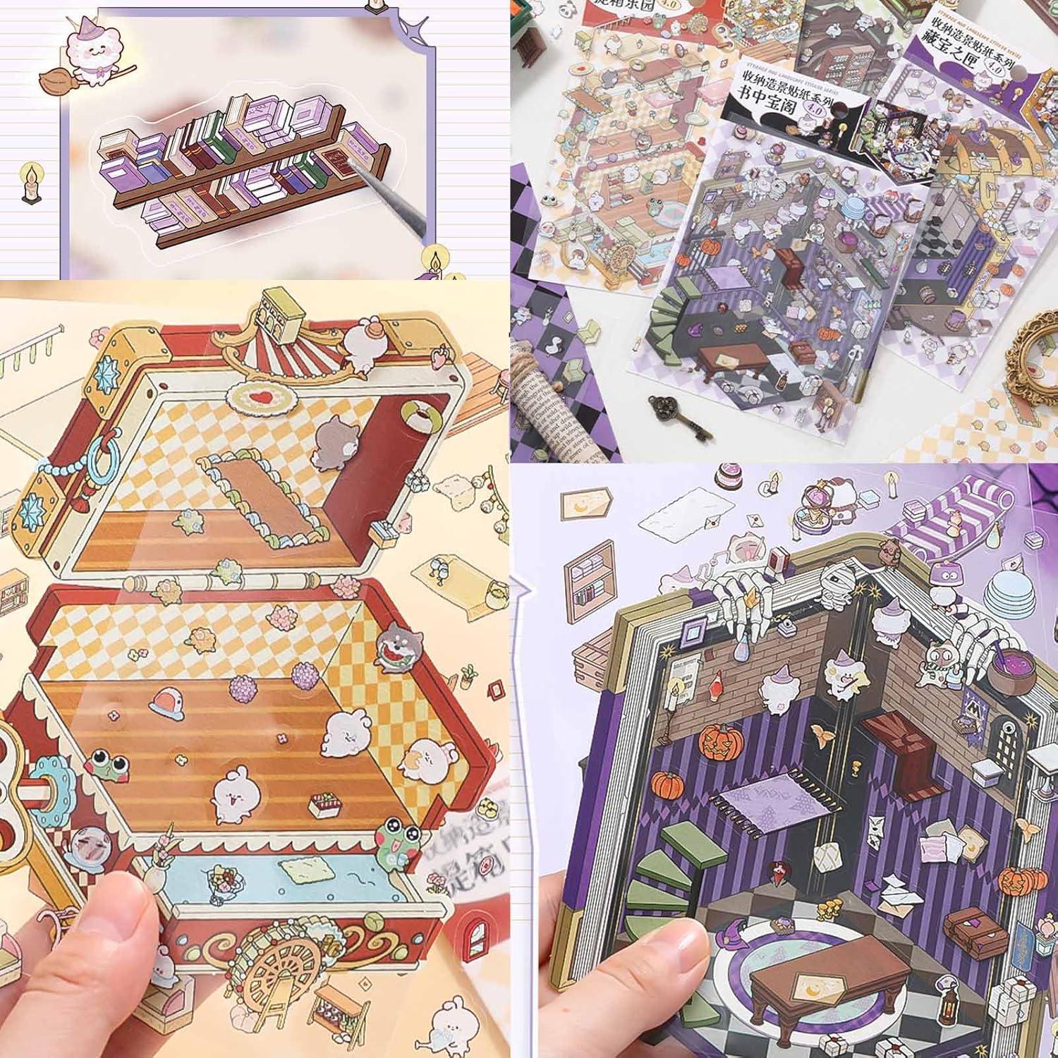 Stickers 3D para Niños DIDODO - Set de 4 Temas Caricatura