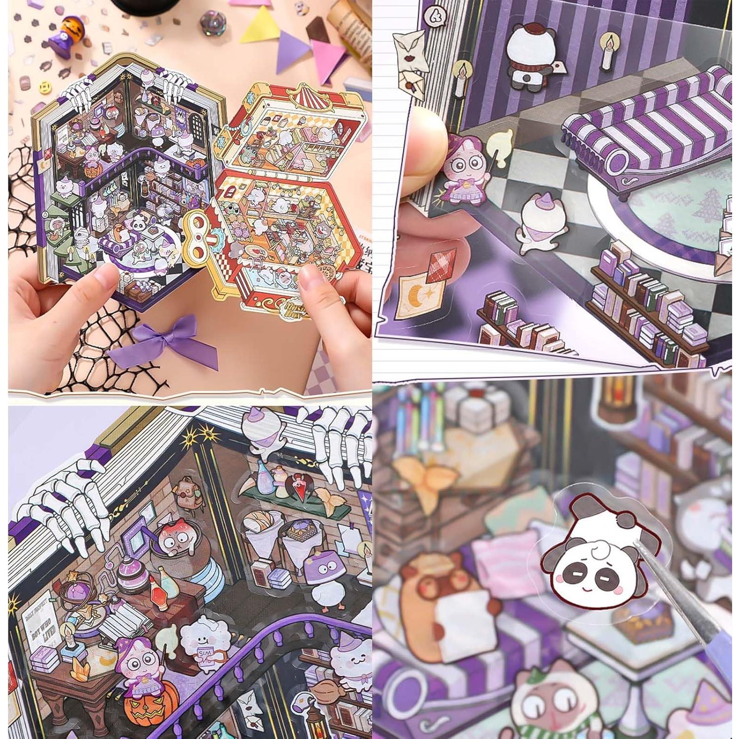 Stickers 3D para Niños DIDODO - Set de 4 Temas Caricatura