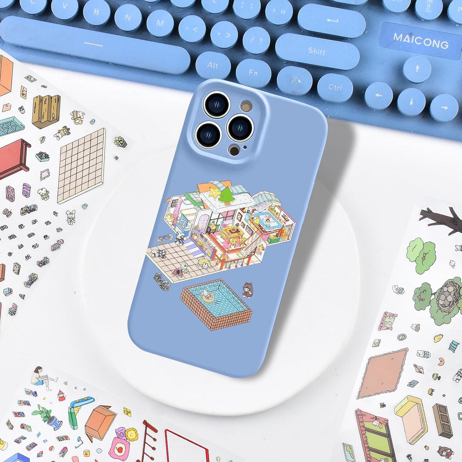 Juegos de Pegatinas 3D Miniatura HOMICO - Crea Tu Casa