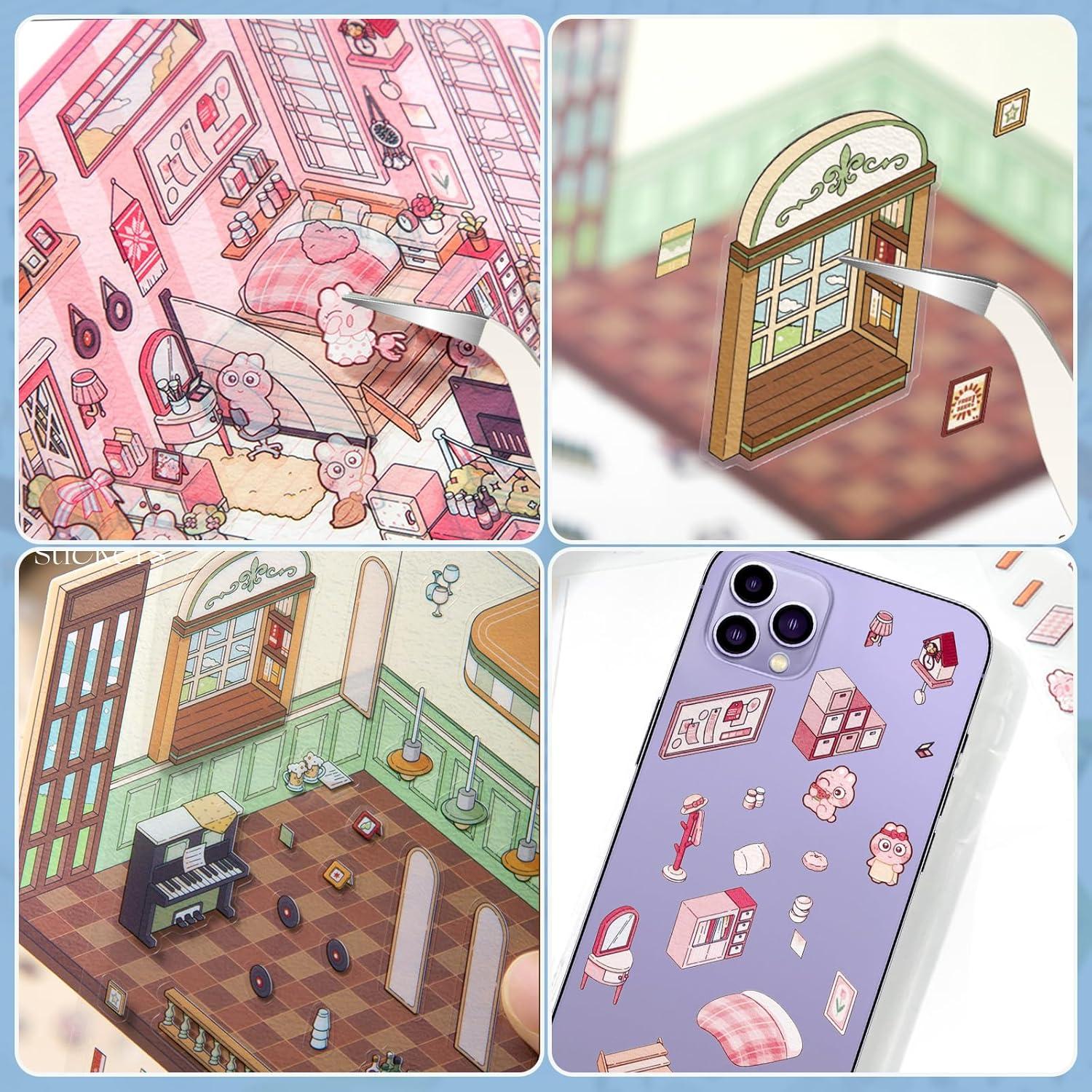 Pegatinas 3D DIY Draupnir - 4 Conjuntos para Decorar