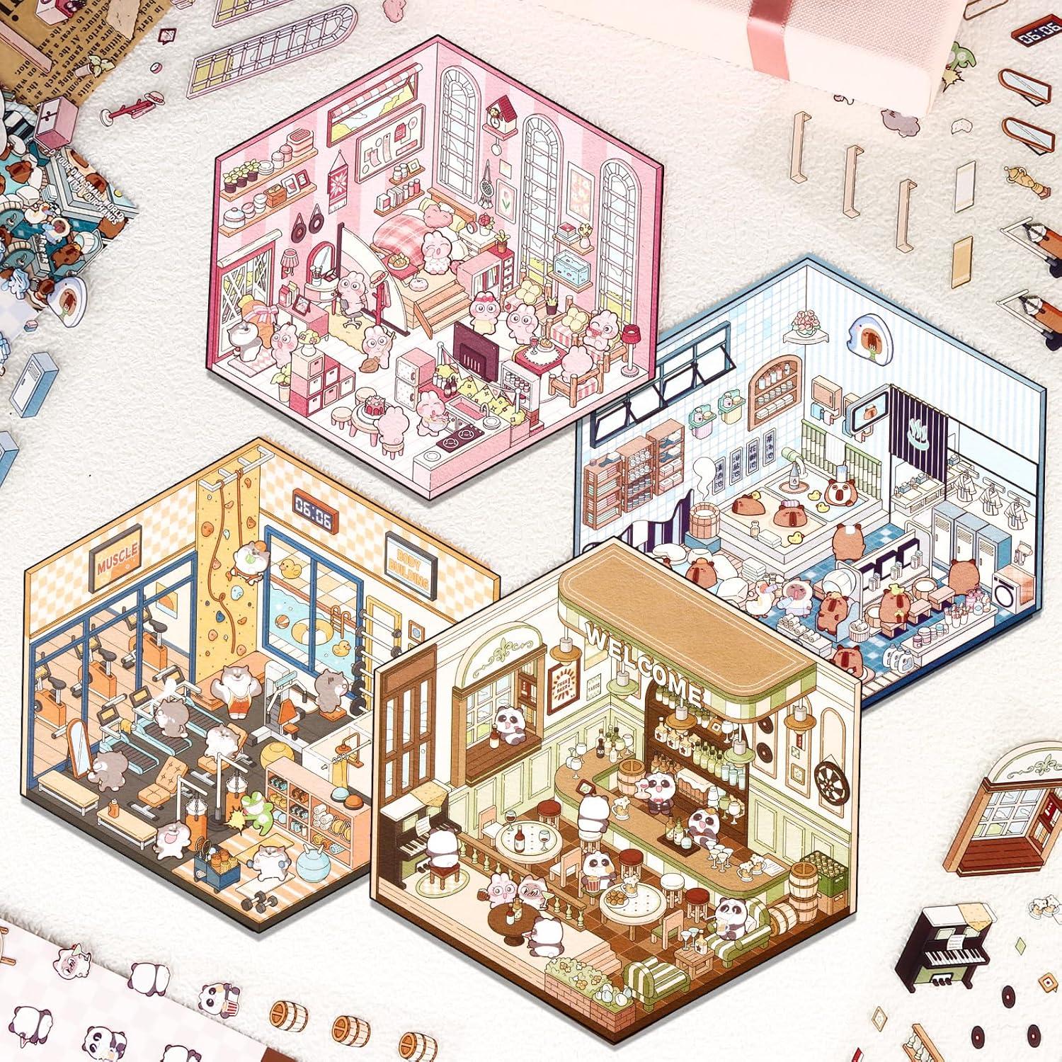 Pegatinas 3D DIY Draupnir - 4 Conjuntos para Decorar