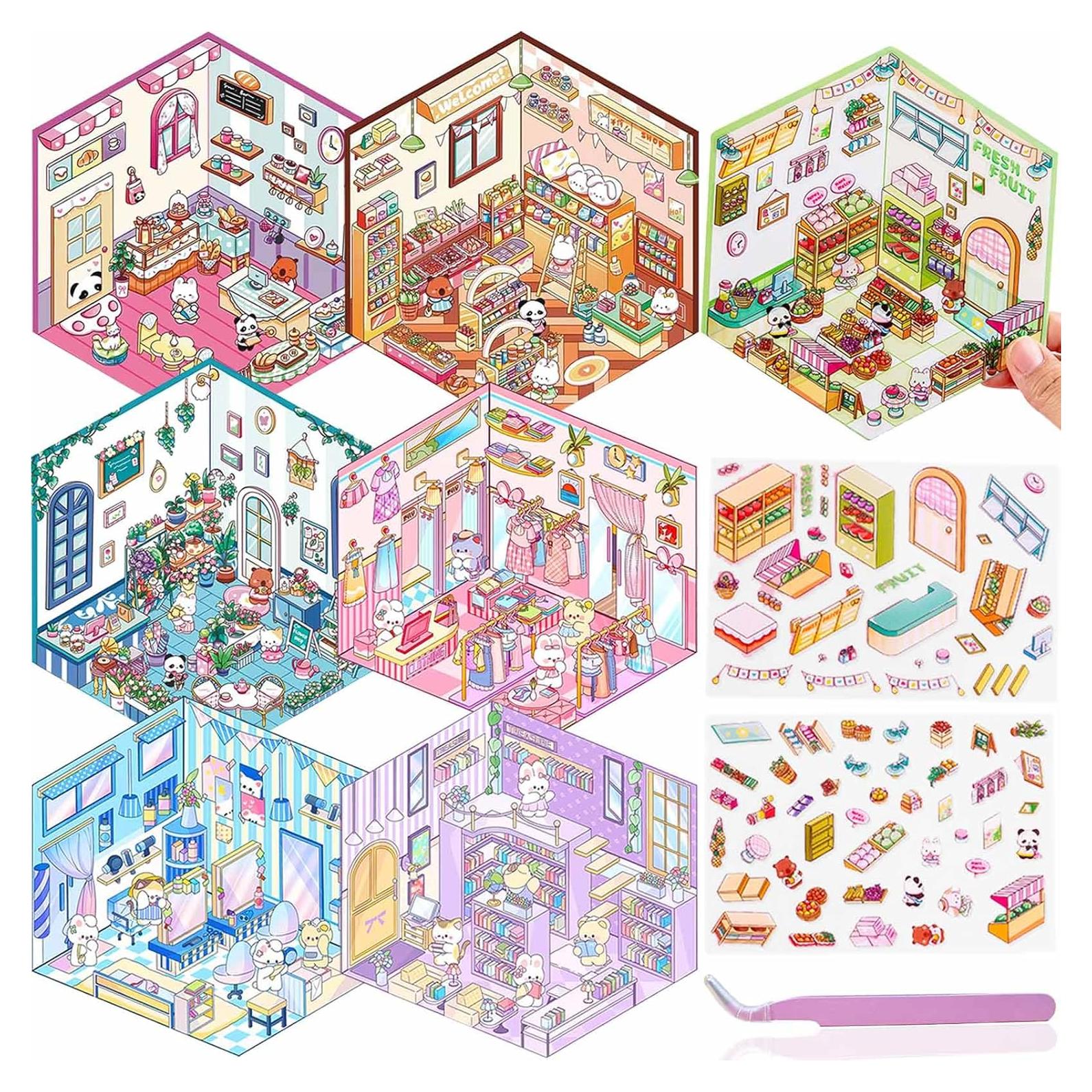 Pegatinas 3D iGetooy - 7 Juegos para Niños y Adultos