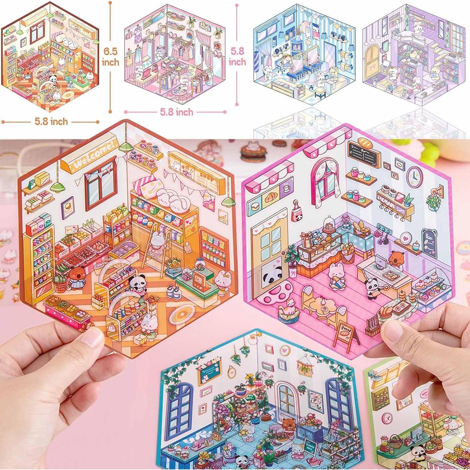 Pegatinas 3D iGetooy - 7 Juegos para Niños y Adultos