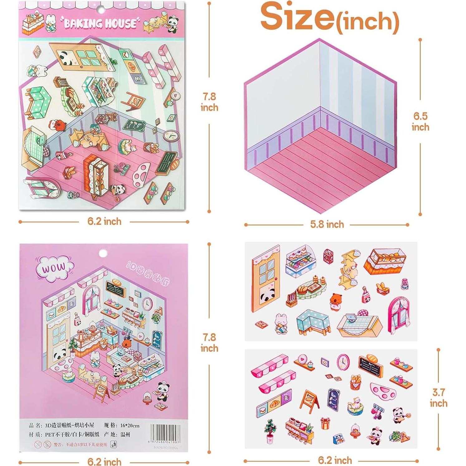 Pegatinas 3D iGetooy - 7 Juegos para Niños y Adultos