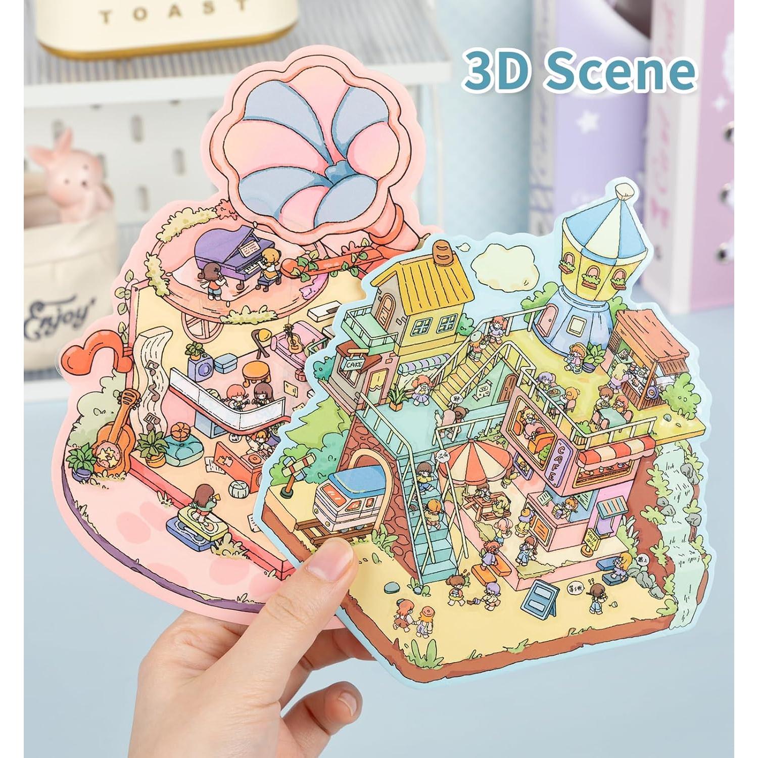 Pegatinas 3D Pindda para Mini Casa - Diversión en el Refugio