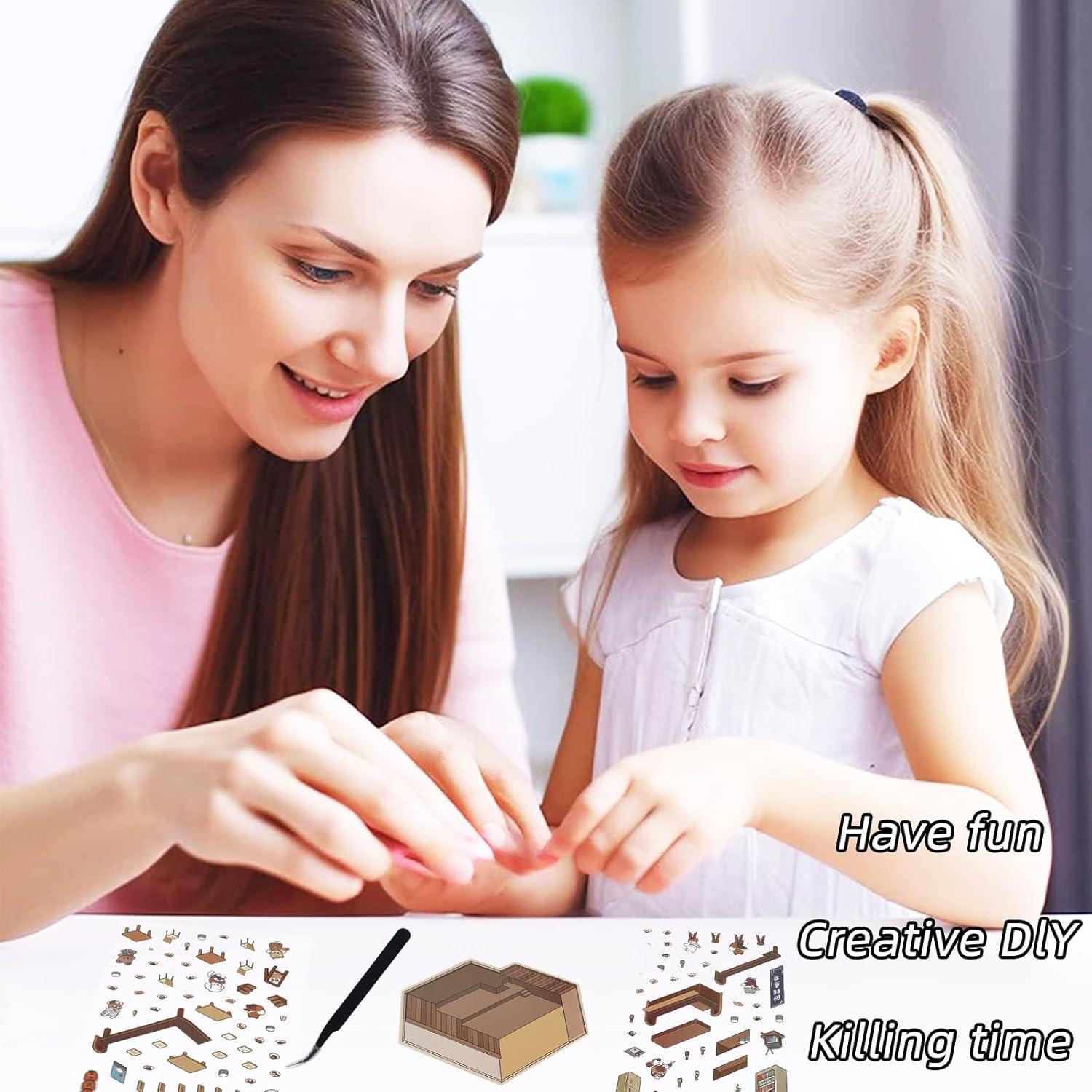 Set de 4 Pegatinas 3D ZLSPTK para Decoración DIY