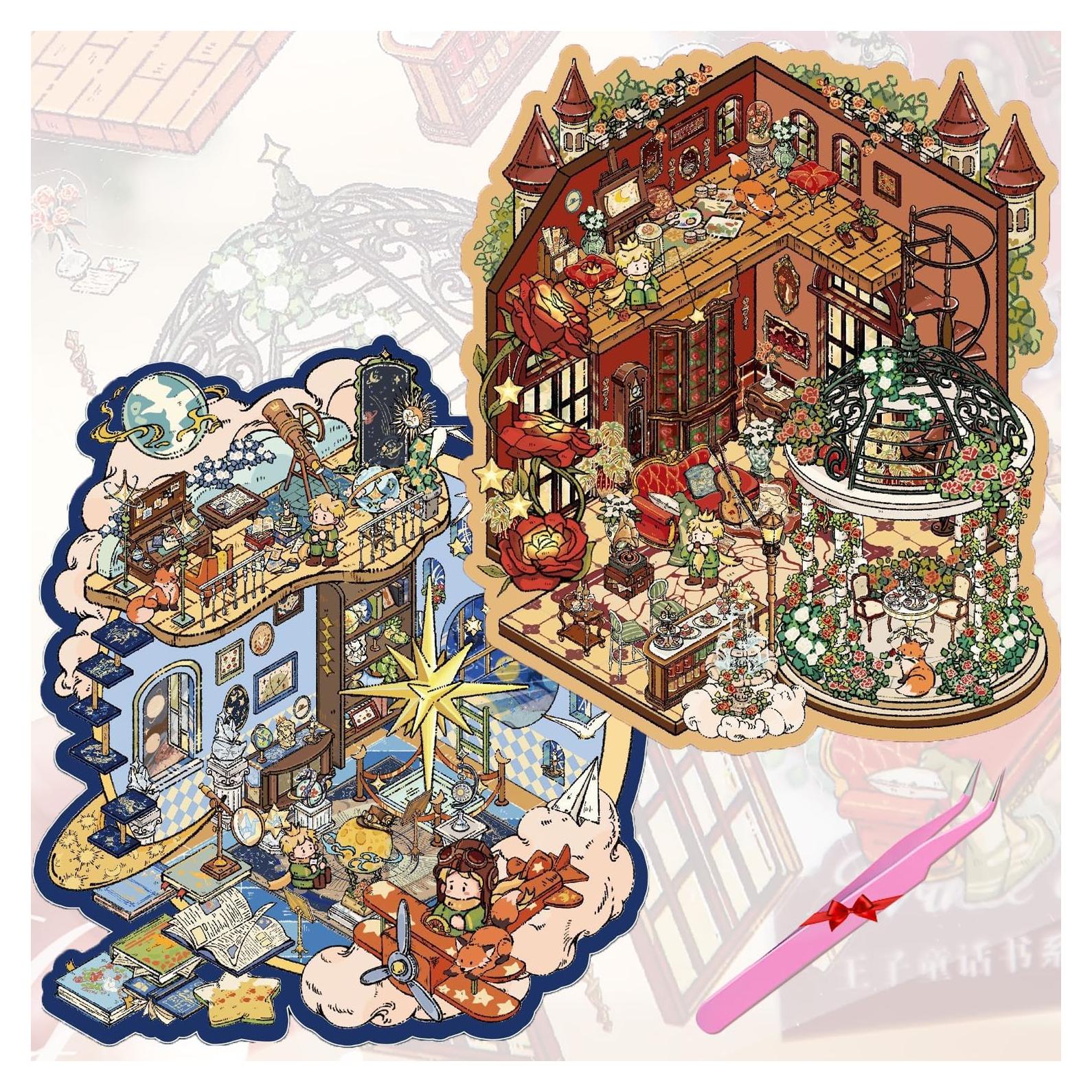 Pegatinas 3D DIY Genérico - Mini Cuarto Príncipe 81.9g