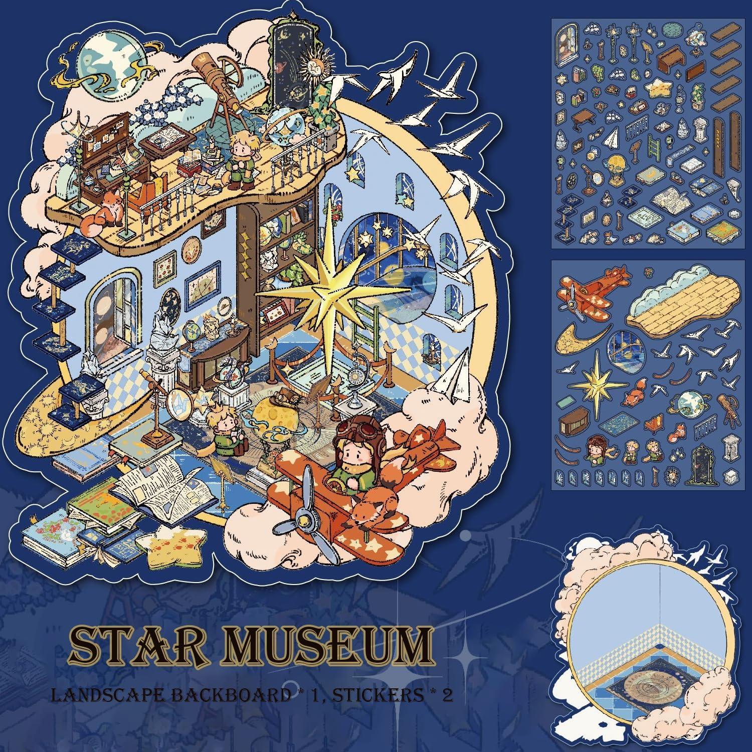 Pegatinas 3D DIY Genérico - Mini Cuarto Príncipe 81.9g