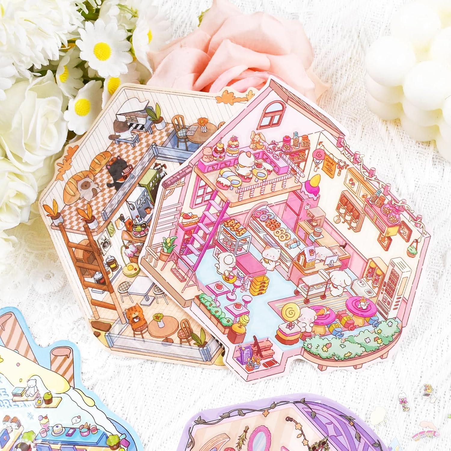 24 Conjuntos de Pegatinas 3D DAPUTOU para Manualidades y Terapia