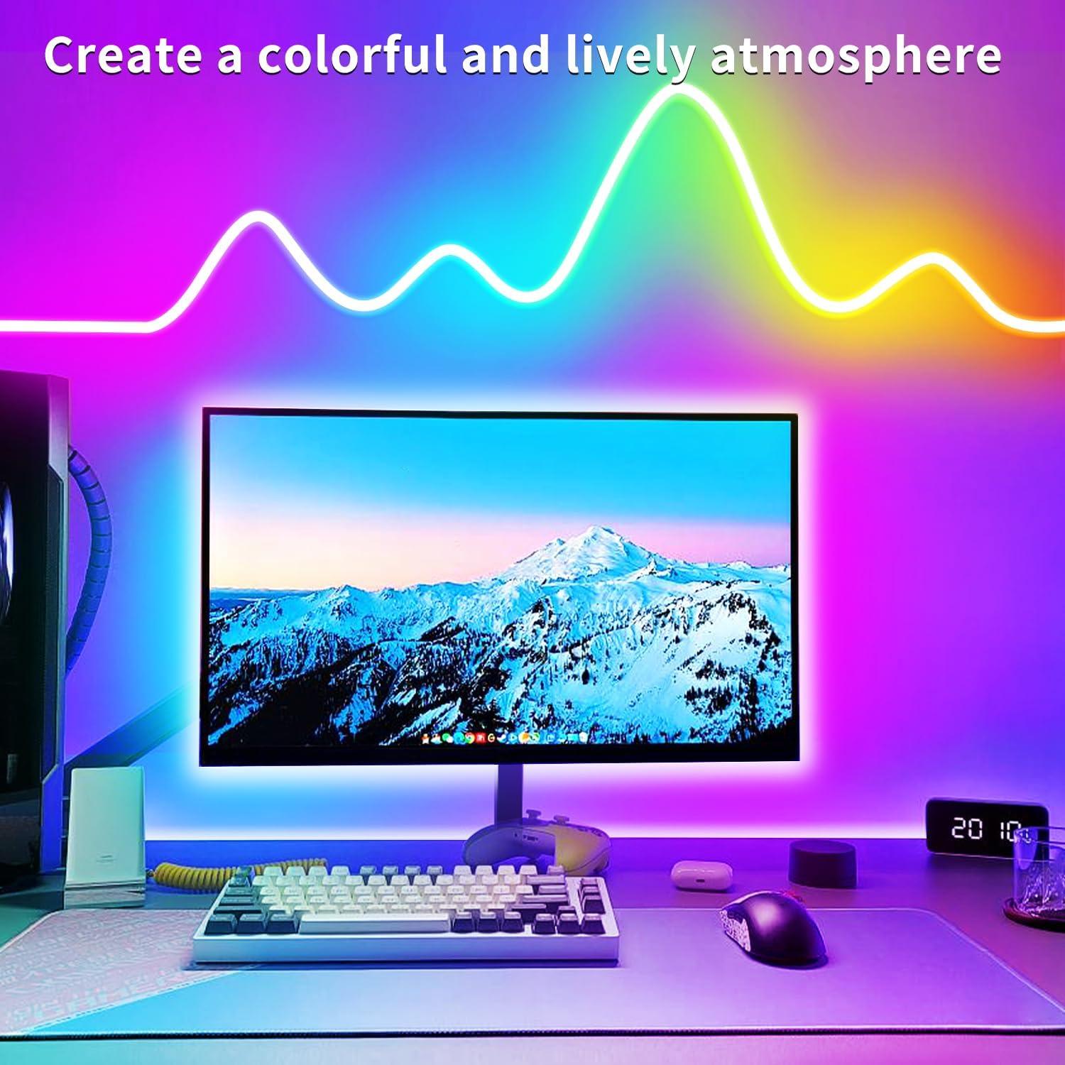 Tira LED Neón 100FT Segrass RGB con Control Remoto IP65