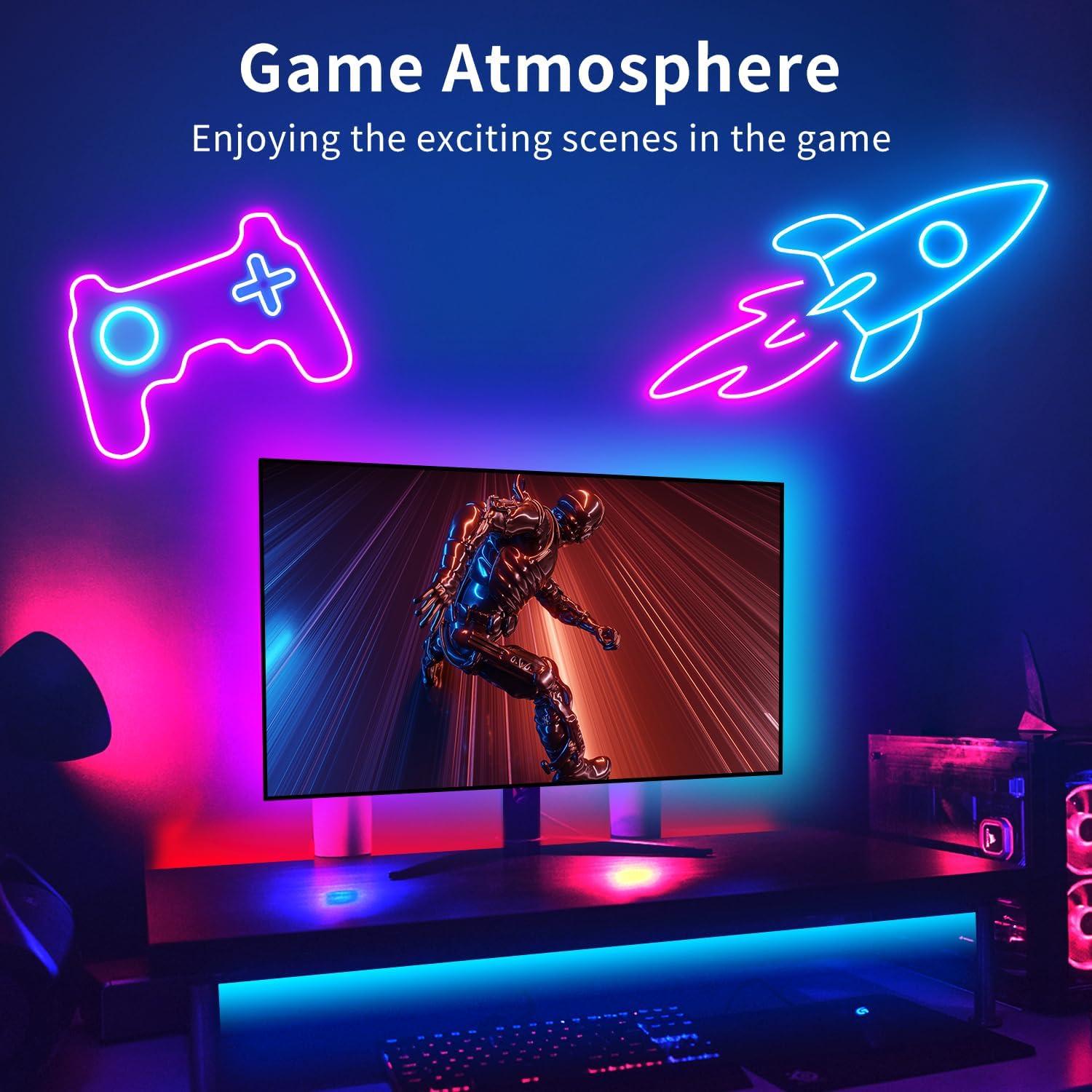 Luces de Cuerda LED Neón 9.98m Vimeepro RGB IP65 Control Remoto