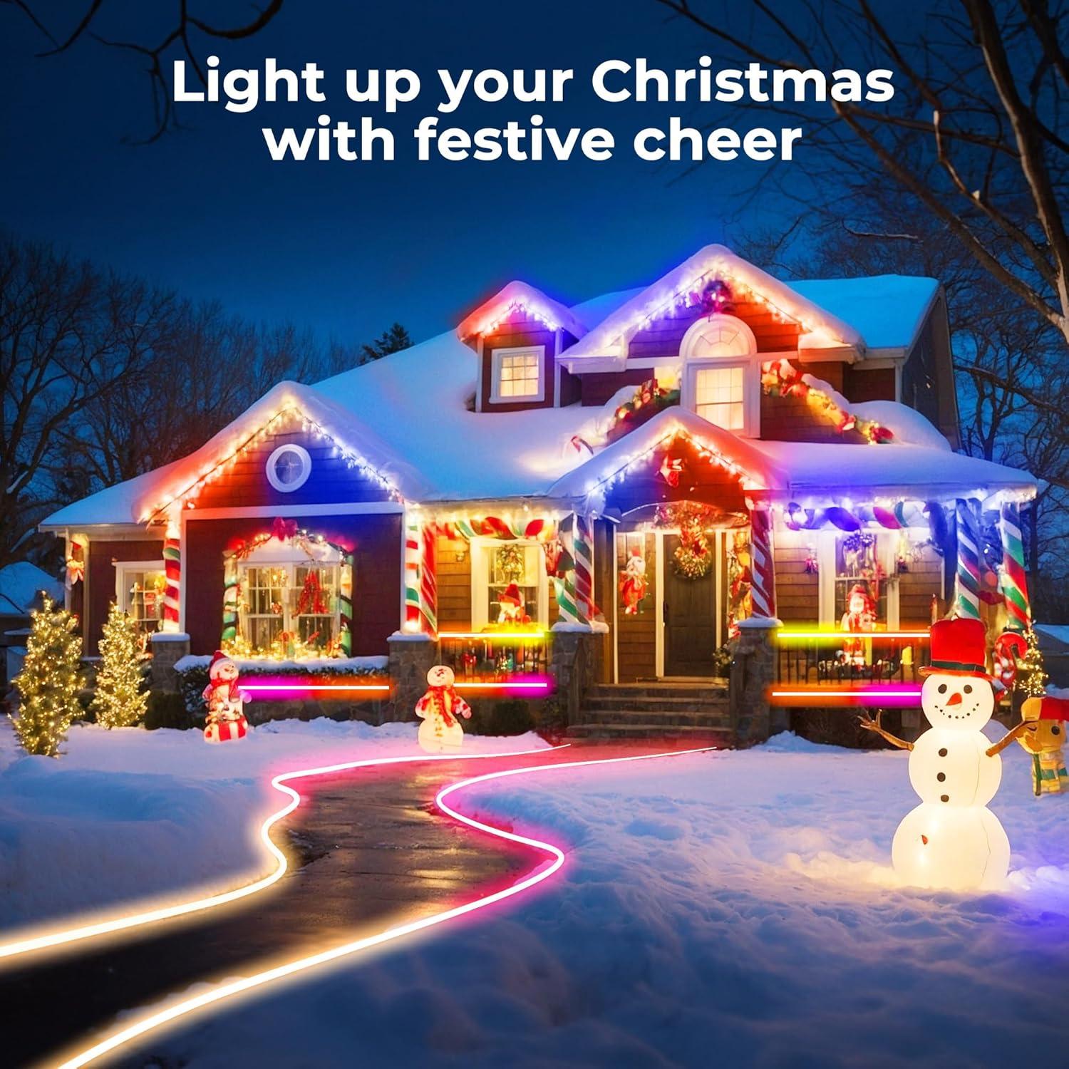 Luces de Neón LED 50FT ANDOHAI RGB Control Remoto y App