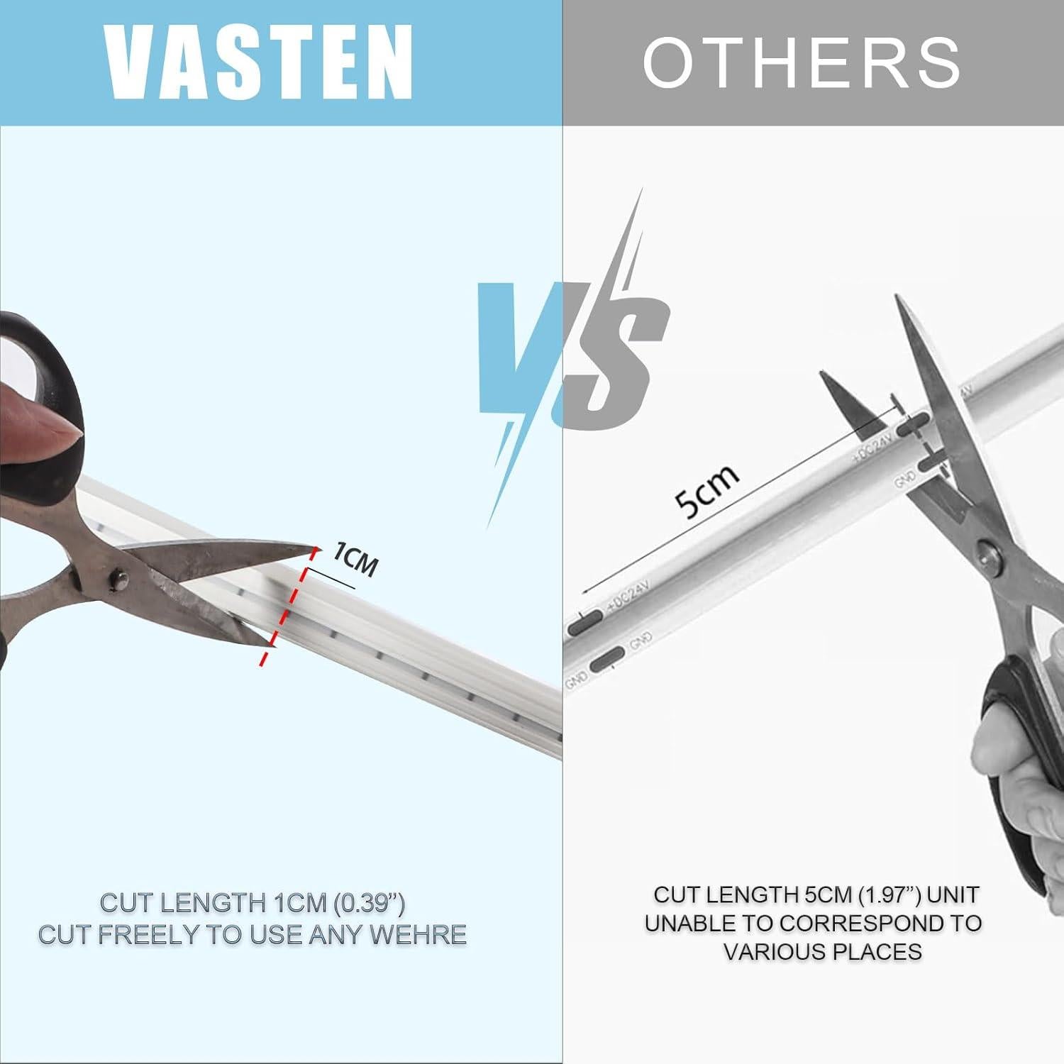 Tira de luz LED de neón Shun Ying Wanda 5m 12V IP65